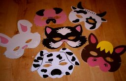 6 Farm Animal Masks