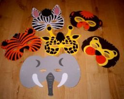 6 Wild Animal Masks